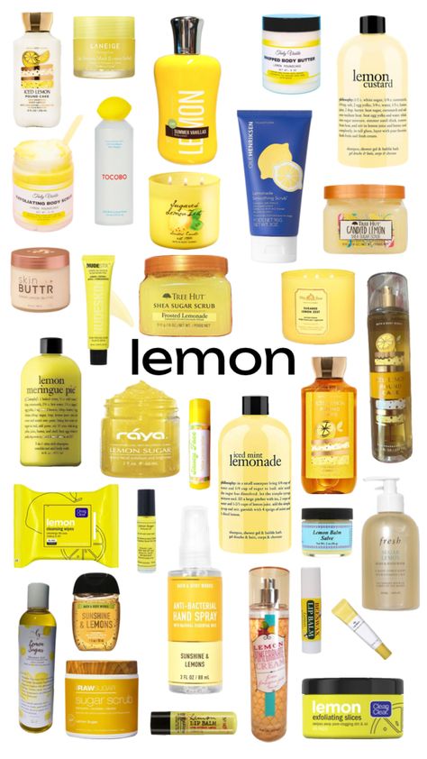 #lemonskincare #lemonaesthetic #fruitskincare #skincare #preppyskincare #lemonaesthetic Lemon Skin Care, Shower Skin Care, Body Smells, Pretty Skin Care, Perfume Scents, Perfume Lover, Clean Body, Body Care Routine, Shower Routine