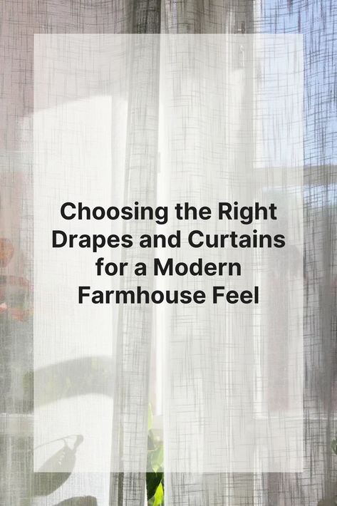 Sheer curtains and drapes in white and cream tones are especially popular in decor styles that celebrate the beauty of nature, like that of modern farmhouse and cottagecore. Tap and see which other styles can help you achieve your dream farmhouse feel! Farmhouse Dining Room Curtains, Farmhouse Industrial Bedroom, Modern Farmhouse Curtains, Farmhouse Living Room Curtains, Drapes And Curtains, Farmhouse Window Treatments, Dream Farmhouse, Living Room Drapes, Dining Room Curtains