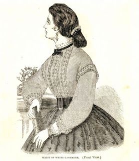 1860s Hairstyles, Friend Magazine, 1860 Fashion, White Peasant Blouse, Right Or Wrong, 19th Century Fashion, Gorgeous Blouses, High Fashion Outfits, Century Clothing