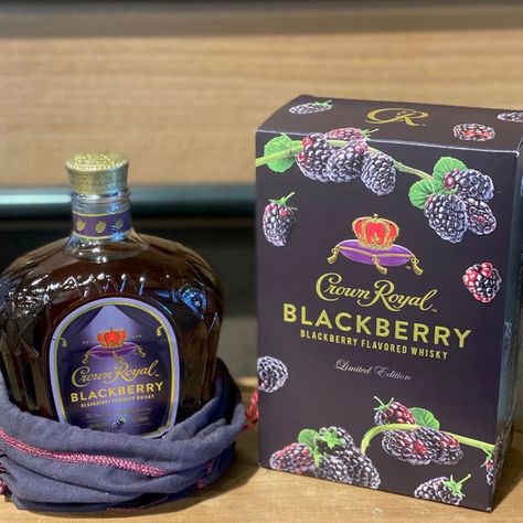 NEW - Crown Royal Blackberry Whisky! Available in select stores. Click to see if it’s in-stock near you. Crown Royal Drinks, Cocktail Juice, Fast Shop, Diagon Alley, Drink Local, Jim Beam, Beer Bar, Crown Royal, Pilsner