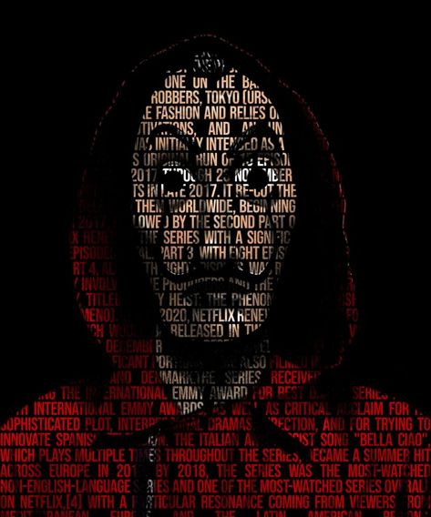 Word art portrait of money heist movie. #moneyheist #art #design #drawing #wordart #portrait #digital #vector Joker Wallpapers, Money Heist, Art Portrait, Design Drawing, Caricatures, Stylish Jewelry, Low Poly, Word Art, Line Art