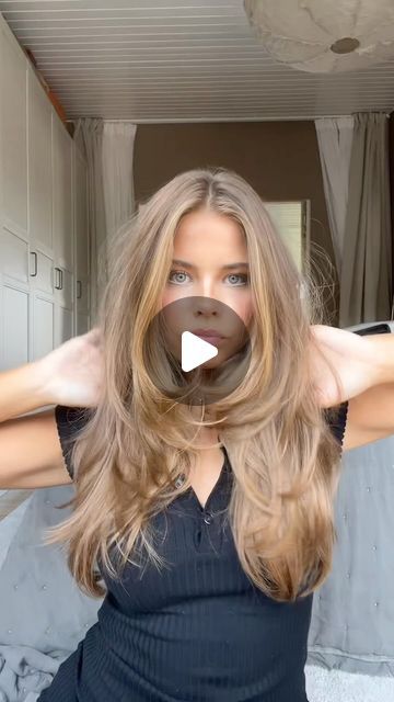 Freya Bryndorf, Viral Haircut, Haircut Layers, New Haircut, New Haircuts, One Color, Highlights, Hair Color, Hair Cuts