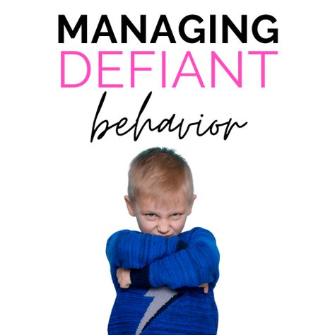 How to Manage Defiant Behavior in the Classroom Prek Behavior System, Pre K Behavior Management, Behavior Intervention Classroom Setup, Behavior Management In The Classroom Preschool, Prek Behavior Management, Defiant Behavior Interventions, Behavior Management Preschool, Behaviour Management Ideas, Preschool Classroom Management