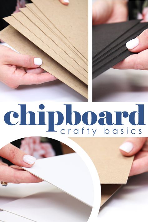 Painted Chipboard, Chipboard Christmas Crafts, Chipboard Books Ideas, Chipboard Box Tutorial, Chipboard Projects, Chipboard Crafts, Cardstock Crafts, Create Diy, Diy Journal