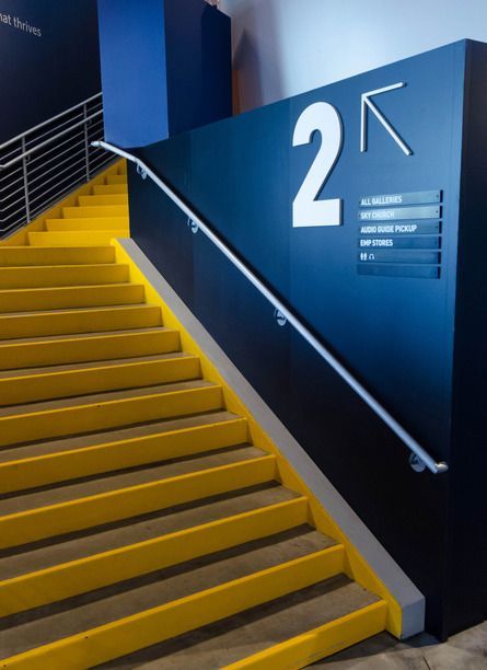 Floor Number Design, Museum Wayfinding, Branding Identity Inspiration, Wayfinding Signage Design, Office Signage, Wayfinding Design, Acrylic Signage, Building Signs, Hospital Interior