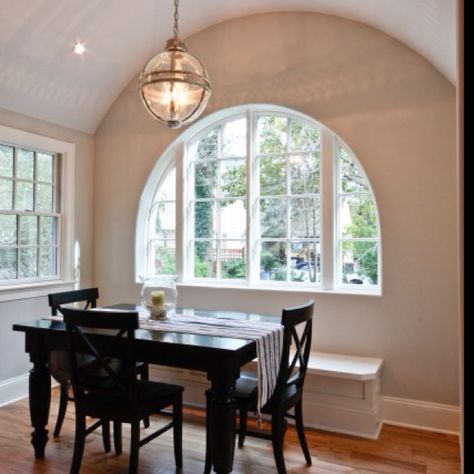 The arches! Nooks Ideas, Restoration Hardware Dining Room, Colonial Renovation, Kitchen Table Lighting, Victorian Living Room, Traditional Dining Room, Room Remodel, Victorian Decor, Living Room Remodel