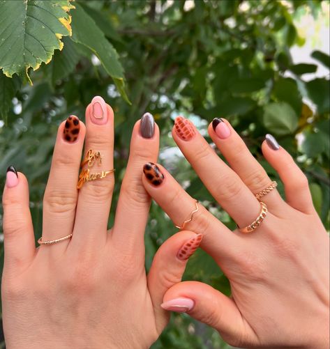 brown mashup for autumn ✨🤎🍂 Mismatched Nails Fall, Mismatched Nails, Nails Fall, Nail Art, Nails, Quick Saves, Art, Nail Arts