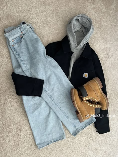 Navy And Tan Outfit, Winter Outfits Masc, Boots Men Aesthetic, Masc Winter Outfit, Brown Shoes Outfit Men, Brown Boots Outfit Men, Masc Clothing, Guys Fashion Casual, Style Outfits Men