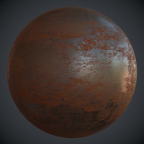 Free 2K  Pitted Rusted Iron PBR Metal Material - https://freepbr.com/?p=293 #gamedev #freetextures #gamedesign #3d #unity #ue4 #unity3d Ar Game, Iron Rust, Game Textures, Pbr Texture, Texture Download, Substance Designer, Digital Texture, Rusted Metal, Free Textures