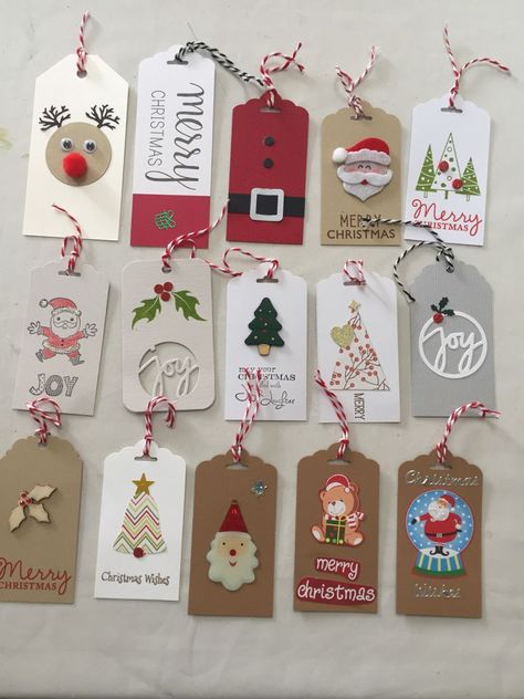 Gift Tag Ideas Christmas, Wooden Gift Tag Ornaments, Til Og Fra Kort Jul Diy, Xmas Gift Tags Homemade, Diy Christmas Gift Tags Easy, Christmas Present Tags Diy, Handmade Tags Ideas, Diy Christmas Tags Handmade, Homemade Christmas Tags