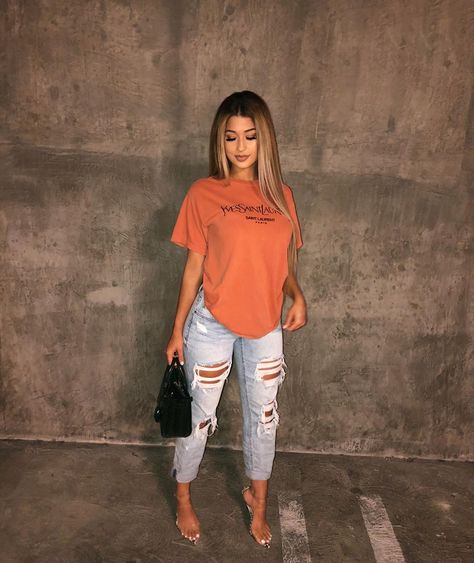 Outfit Trends, Trik Fotografi, Tshirt Outfits, Trend Fashion, Swag Outfits, Mode Inspiration, Outfits Casuales, Cute Casual Outfits, Simple Outfits