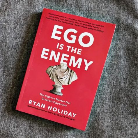 Ego Is The Enemy 😱😱 #businessowner #business #marketing #startup #ideas #growth #ego #book #bookrecommendations #infoguy #explorepage Ego Is The Enemy, Ryan Holiday, Stoic Philosophy, Holiday Writing, The Ego, Robert Greene, Rich Dad Poor Dad, Success And Failure, Insightful Quotes