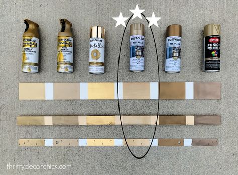 Best Brass Spray Paint, Brass Spray Paint, Spray Paint Tips, Bronze Spray Paint, Spray Paint Colors, Thrifty Diy, Thrifty Decor Chick, Metallic Spray Paint, Spray Paint Cans