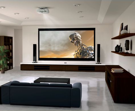 Cinema Projector, Best Projector, Home Cinema Room, Best Home Theater, Home Theater Projectors, Cinema Room, Projector Screen, Entertainment Room, Home Cinemas