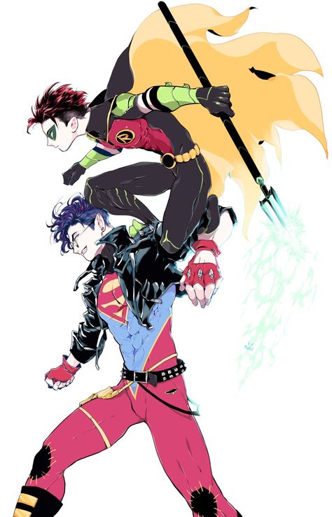 Conner X Tim Drake, Kon Kent X Tim Drake, Tim Drake Kon El, Conner Kent And Tim Drake, Joker Tim Drake, Tim Drake And Kon Kent, Red Robin And Superboy, Tim X Kon Comic, Superboy X Robin Tim Drake