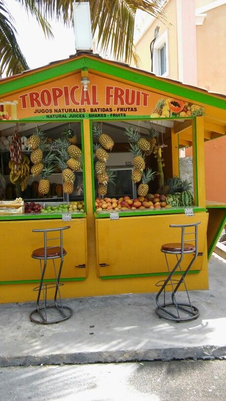 My favorite fruit stand! Punta Cana DR Tropical Fruit Stand, Vacation Manifestation, Punta Cana Aesthetic, Dr Vacation, Punta Cana Travel, Smoothie Shop, Mango Tango, Gourmet Candy, Chef Craft