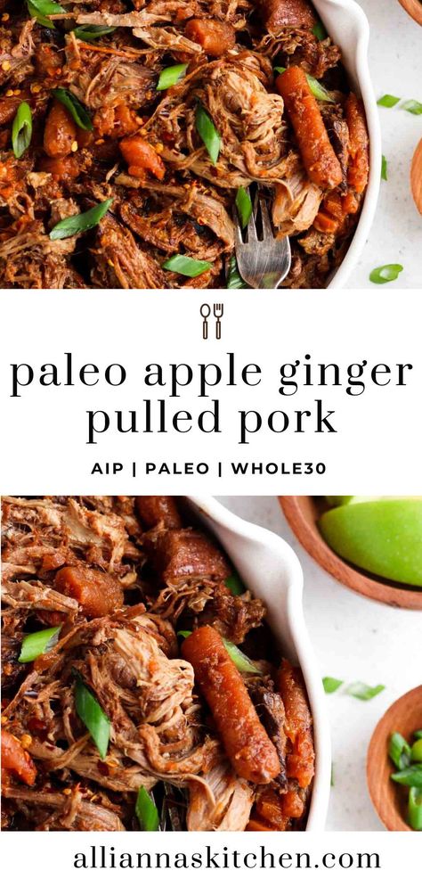 Cider Pulled Pork, Instant Pot Bbq Pulled Pork, Apple Cider Pulled Pork, Salads Lunch, Guest Recipes, Aip Diet Recipes, Nightshade Free Recipes, Bbq Pulled Pork Recipe, Paleo Pork