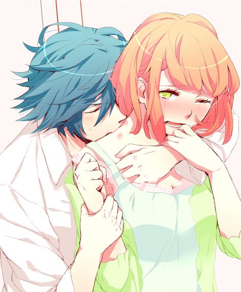 nibble Cute Anime Couple, Anime Cupples, Manga Couple, Uta No Prince Sama, Manga Couples, Anime Couple, Manga Love, Cute Anime, I Love Anime