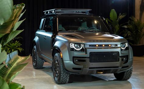 From the creator of the Ford Raptor comes a new rip-snorting Defender, which Land Rover spent half a decade developing. New Car Accessories, New Defender, Off Road Wheels, Off Road Tires, Porsche Models, Land Rover Models, Live Photos, Ford Raptor, All Terrain Tyres