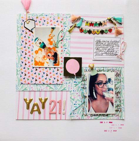 21st Birthday! #scrapbook #scrapbooking #21 #moscato #pink #birthday #drinks 21st Birthday Scrapbook Pages, 21st Scrapbook Ideas, 21st Birthday Scrapbook, Birthday Scrapbook Pages, Shot Book, Birthday Shots, Baby Scrapbook Pages, Birthday Drinks, 21 Birthday