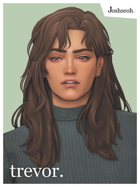 Sims Cc Guy Hair, Sims 4 Guys Hair, Long Male Hair Sims 4 Cc, Sims 4 Long Hair Male, Sims 4 Cc Long Hair Male, Sims 4 Short Hair Cc Maxis Match, Sims 4 Guy Cc, Sims Finds, Male Sims