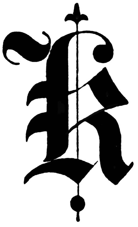 K crest | Old English title text Old English K, K Calligraphy, English Abc, Old English Alphabet, Social Institutions, Fancy Lettering, Graffiti Ideas, Letters Calligraphy, K Logo