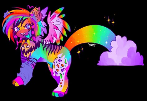 Sparkledog Aesthetic, Sparkle Dog Oc, Sparkledog Oc, Sparkle Dog, Scene Kid Art, Im So Happy, Emo Art, Scene Art, Cat Character