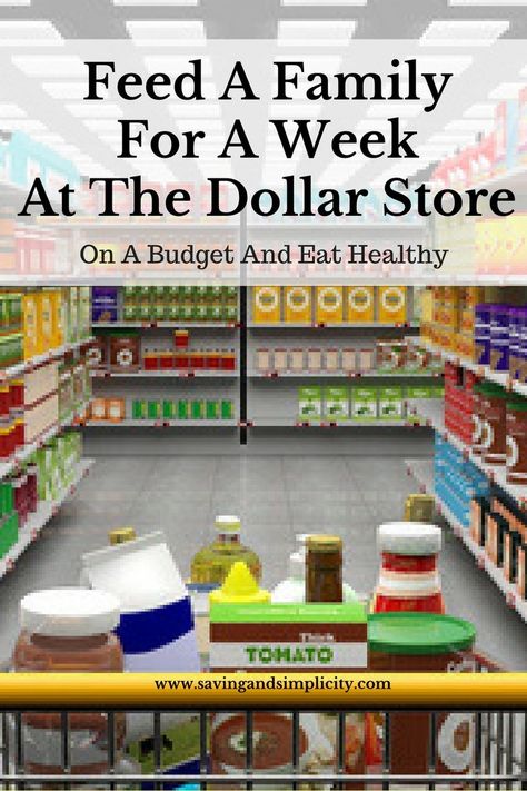 Could you feed your family for a week, healthy low processed foods from the dollar store for $50? Yes, yes you can! New Kitchen Ideas, Kitchen Ideas On A Budget, Chef Kitchen Decor, Family Dollar, Romantic Dinner Recipes, Money Saving Meals, Family Of 3, Cheap Dinners, Food Shopping