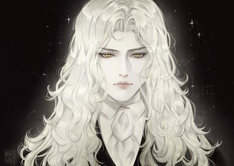 Adrian Tepes, Alucard Tepes, Castlevania 3, Alucard Castlevania, Castlevania Wallpaper, Castlevania Anime, Vampire Hunter D, Long White Hair, Vampire Art