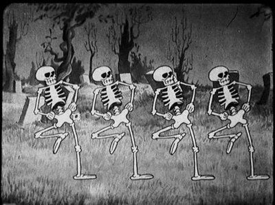 The Skeleton Dance, Skeleton Dance, Skeleton Art, Halloween Wallpaper Iphone, The Skeleton, Cartoon Tattoos, Season Of The Witch, Spooky Scary, Halloween Cartoons