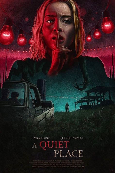 A quiet Place A Quiet Place Movie, Classic Horror Movies Posters, Film Thriller, A Quiet Place, Film Horror, Film Poster Design, John Krasinski, Best Horror Movies, Horror Posters