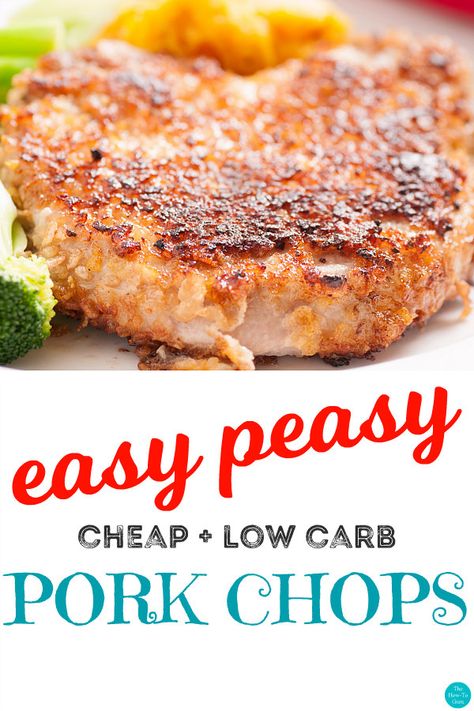 Low Carb Pork Chop Recipe, Low Carb Pork Chops, Keto Pork Chops, Low Carb Pork, Easy Pork Chops, Easy Pork Chop Recipes, Baked Pork Chops, Baked Pork, Chops Recipe