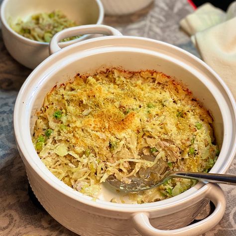 Keto Tuna Casserole With Cabbage, Tuna Cabbage Casserole, Tuna Cabbage, Cabbage Meals, Cabbage Casserole, Tuna Casserole, Sugar Free Low Carb, Tuna Recipes, Lemon Sauce