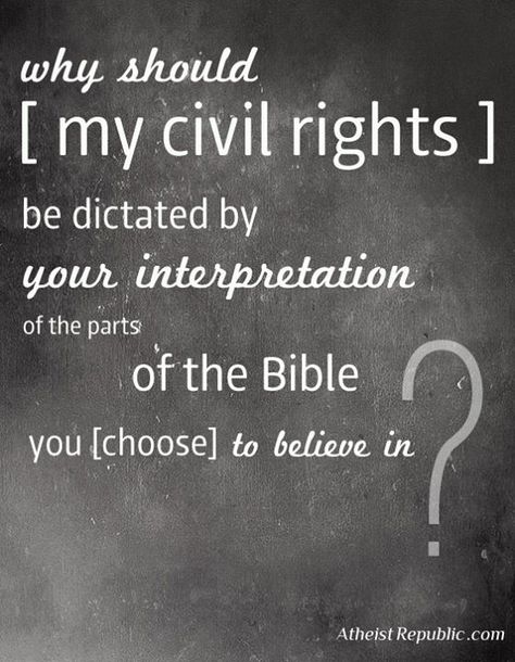 Separation Of Church And State, Anti Religion, A Course In Miracles, Question Everything, Civil Rights, The Words, Thought Provoking, You Choose, The Bible