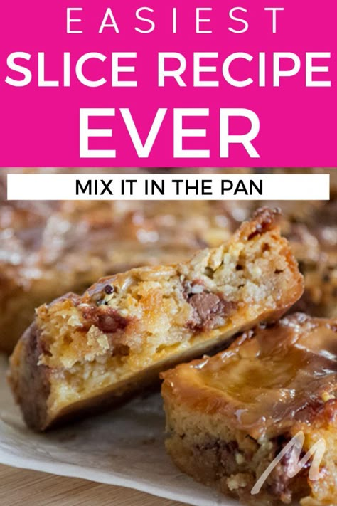 Tray Bake Recipes Sweets, Carmel Slices Recipe, Thermomix Slice Recipes, Quick And Easy Slices, Quick Squares Recipes, Healthy Slices Recipes, Condensed Milk No Bake Recipes, Quick Slices Recipes, No Bake Slice Recipes