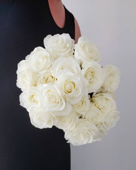 Tibet.  The most perfect white rose.  I don't get to use it often as most events and weddings are ivory, not true white.  But for Women in… Tibet Rose, Rose Bouquet, White Rose, Tibet, White Roses, Wedding Details, Wedding Flowers, Chloe, Roses