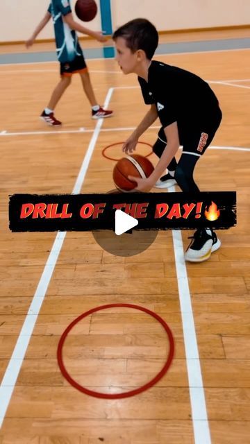 SKILLS ACADEMY | Basketball Players Development | 🏀 Drill of the Day 🏀  Ready to elevate your game? Today at Skills Academy, we’re focusing on lateral dribbling in ring circles with a shot... | Instagram Basketball Agility Drills, Dribbling Drills Basketball, Bball Drills, Basketball Drills For Kids, Basketball Shooting Drills, Basketball Moves, Youth Basketball, Basketball Skills, Basketball Workouts