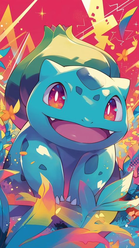 Venusaur Pokemon, Cute Pokemon Art, Gen 1 Pokemon, Pokemon Bulbasaur, Pokemon Team, Pokemon Backgrounds, Cool Pokemon Wallpapers, Pokemon Wallpaper, Cute Pokemon Wallpaper