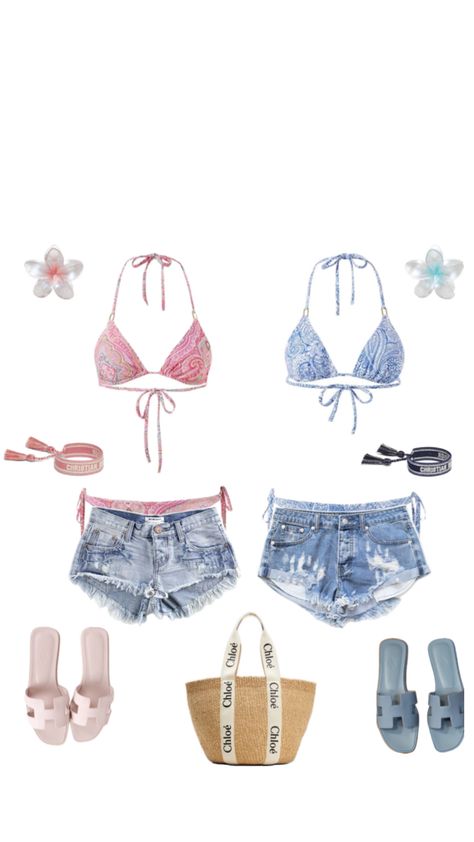 #summer #beach #summeroutfit #beachoutfit #summerfit #beachfit #outfit #fit #bikini #duo #matching Duo Outfits, Holiday Outfits Summer, Soul Contract, Beach Fits, Outfit Inspo Summer, Summer Bikinis, Really Cute Outfits, Summer Fits, Outer Banks