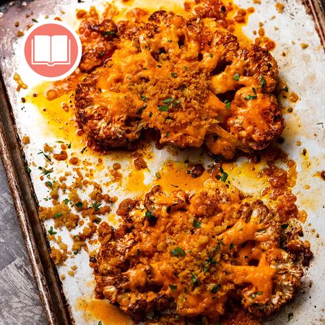 Simple, Very Tasty Cauliflower Cheese Steaks Cheesy Cauliflower Steaks, What To Cook For Dinner, Cheese Steaks, Tasty Cauliflower, Cauliflower Steaks Recipes, Cheesesteak Recipe, Cheesy Cauliflower, Recipetin Eats, Recipe Tin