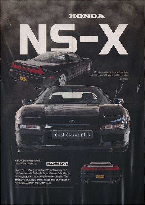 "The 1995 Honda NSX: a timeless blend of precision engineering, exhilarating performance, and sleek design, capturing the essence of automotive excellence." Honda Nsx Aesthetic, Honda Nsx Poster, Cars Poster Design, Honda Nsx 1995, Honda Nsx 1990 Wallpaper, Car Posters For Room, Honda Nsx Wallpapers, Nsx Poster, Car Design Poster