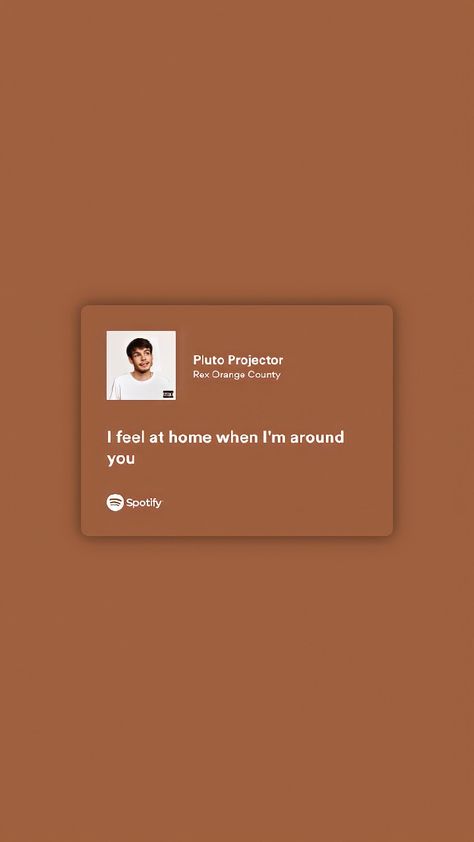 Rex Orange County Lyrics, Wallpapers Lyrics, Pluto Projector, Not The Same Anymore, Rex Orange County, Spotify Aesthetic, Rex Orange, Sweet Message, Song Recommendations