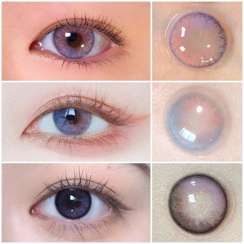 Purple Eye Lenses, Violet Contact Lenses, Glitter Contact Lenses, Purple Eyes Contacts, Beautiful Eye Color, Purple Contact Lenses, Cool Contacts, Natural Contact Lenses, Eye Lens Colour