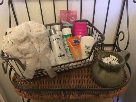 Guest Room: Midnight Snack Basket Snack Basket, Midnight Snack, Snack Craving, Already Gone, Hand Lotion, Three Days, Guest Room, How Many, Pantry