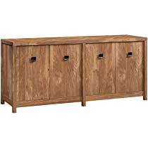 Check this out! Home Office Credenza, Sauder Storage Cabinet, Office Credenza, Home Office Essentials, Office Necessities, Printer Shelf, Wood Credenza, Door Shoe Organizer, Laminated Mdf