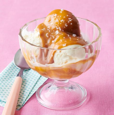 thepioneerwoman Salted Caramel Cookies Recipe, Salted Caramel Sauce Recipe, Ice Cream Pie Recipe, Caramel Sauce Recipe, Caramel Dessert Recipes, Sweet Sauces, Sticky Buns Recipes, Salted Caramel Cupcakes, Salted Caramel Cookies