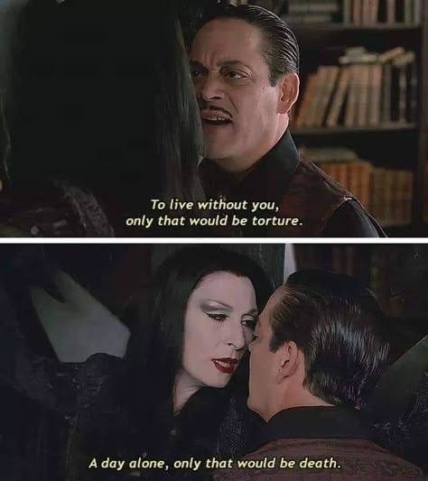 #theaddamsfamily Gomez Addams Quotes, Addams Family Quotes, Addams Family 1991, Morticia And Gomez, Morticia And Gomez Addams, Gomez And Morticia, Gomez Addams, Carolyn Jones, Morticia Addams