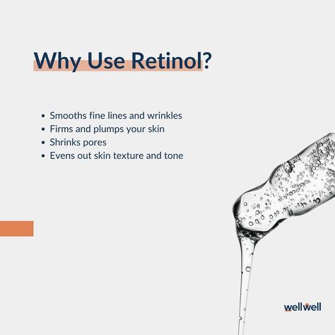 Breaking down retinol for you👇 👉 What: Vitamin A derivative, anti-aging powerhouse 👉 Why: Smooths wrinkles, boosts collagen, improves texture 👉 How: Use at night, pair with moisturizer & SPF 👉 Safety notes: Avoid mixing it with other strong actives like AHAs/BHAs Experience these benefits with our Retinol 0.5% Night Cream. Transform your skin while you sleep! 🌙✨ #Retinol #wellwell #skincare​​​​​​​​​​​​​​​​ #skincaretips Retinol Benefits, Serum Benefits, Popular Skin Care Products, Shrink Pores, Aesthetic Clinic, Retinol Serum, Textures And Tones, Dark Spots, Night Creams