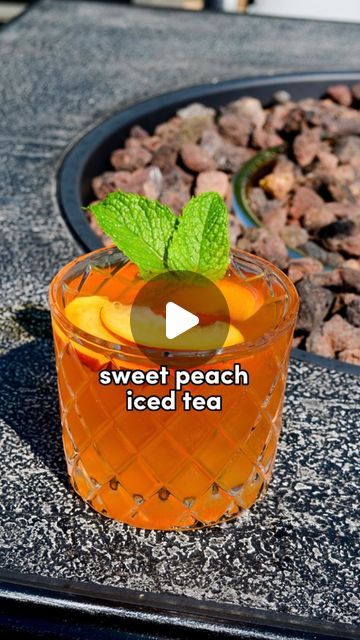 Peach Iced Tea, Black Tea Bags, Peach Ice Tea, Peach Tea, Sweet Peach, Tea Bags, Grocery List, Bbq Recipes, Base Foods