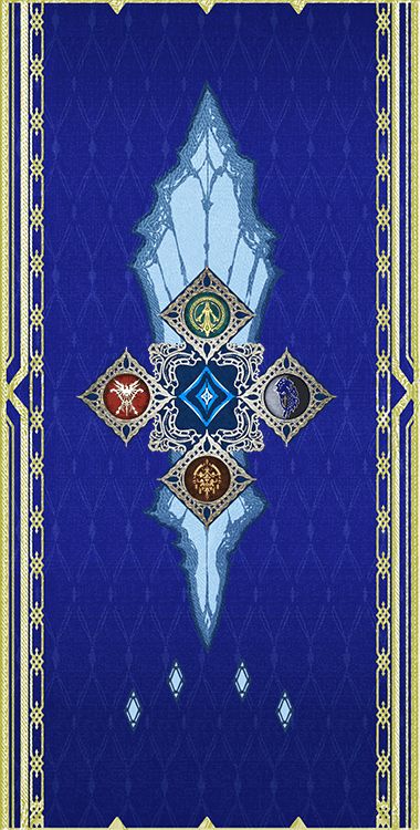 Fantasy Flag Design, Fantasy Flag, Character Symbols, Dnd World Map, Final Fantasy Ix, Final Fantasy X, Crystal Logo, Flag Art, Keys Art